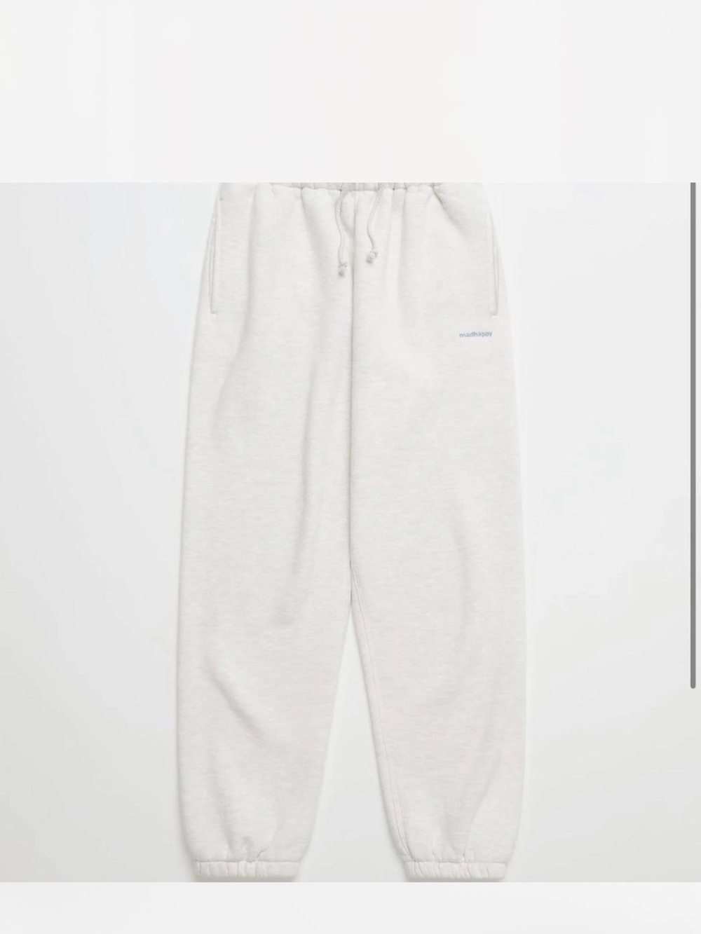 Madhappy Classic Cosy Beige Elastic Waist Sweatpants